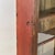Wood Gorgeous Antique Primitive Glass Front Wooden Painted Cabinet Cupboard For Sale - Image 7 of 16