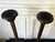 Pair of Large Japanese Carved Wood Temple Candleholders Edo Period For Sale - Image 13 of 18