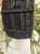 1970s Hanging Swag Silk Fern in Black Basket For Sale - Image 10 of 10