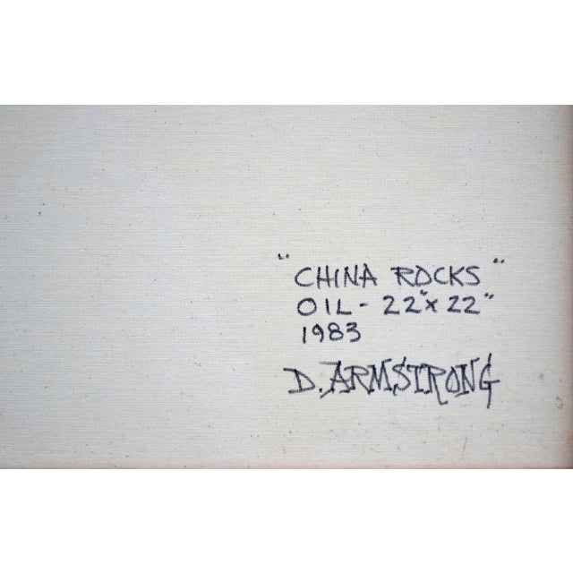 1980s "China Rocks" Landscape by Duane Albert Armstrong For Sale - Image 5 of 6