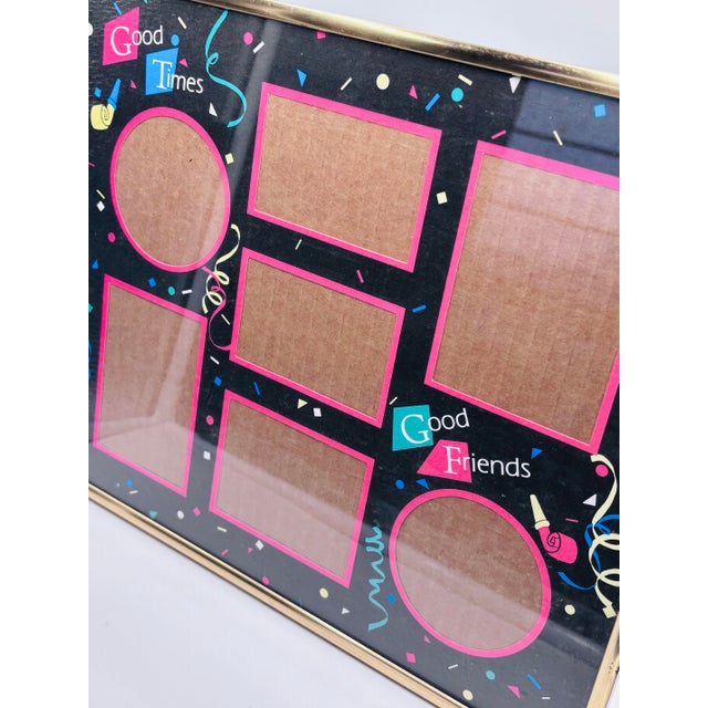 Go back in time with this 1980s picture frame. Add some fun to a space, perhaps a graduation or retirement gift or even...