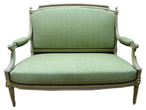 Antique Louis XVI Style Lacquered Sofa