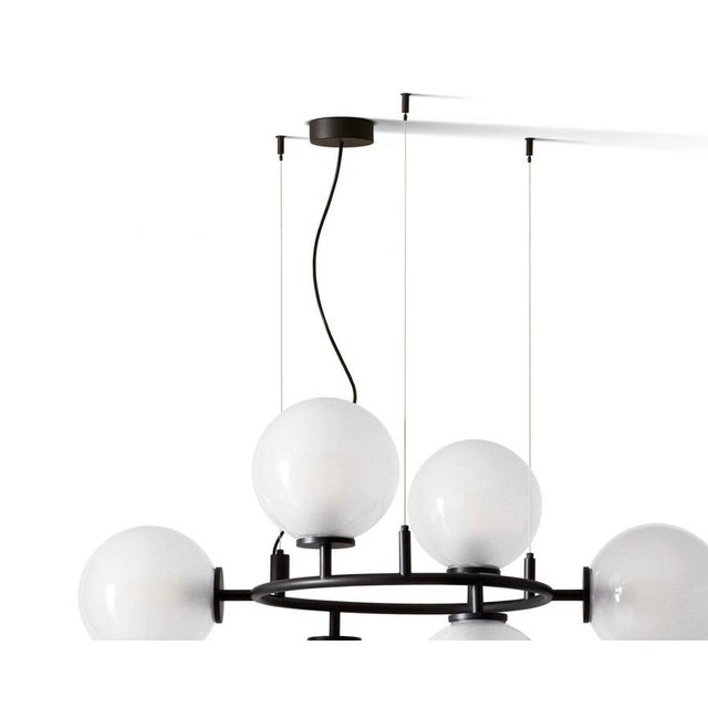 Not Yet Made - Made To Order Modern Constellation Chandelier in Black Metal & Glass from Cassina For Sale - Image 5 of 13