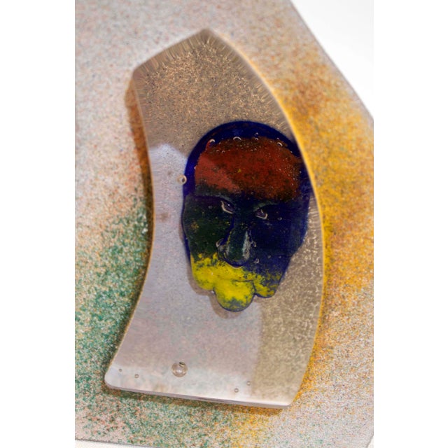 Kjell Engman for Kosta Boda Set of 4 Sandblasted Swedish Glass Sculpture For Sale - Image 15 of 17