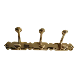 Contemporary Yellow Brass Wall Hanger