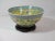 Wonderful ACF Japanese porcelain enameled bowl hand painted in Hong Kong with stand. This outstanding bowl is decorated on...