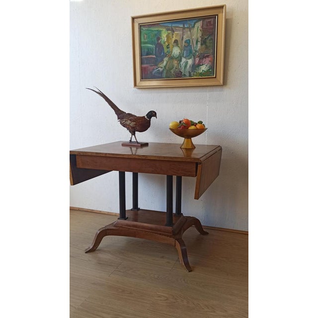 Large Victorian Style Adjustable Side Table, 1950s For Sale - Image 4 of 18