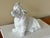 Contemporary 2000s Bassett Hound Dog Figure in Matte White For Sale - Image 3 of 9
