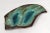 Ceramic Pottery Ceramic Decorative Bowl Brown and Turquoise Vide Poche Blue Mineral 1960 For Sale - Image 7 of 13