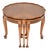 Antique Figured Walnut Pie Crust Nesting Coffee Tables, 1930s, Set of 5 For Sale