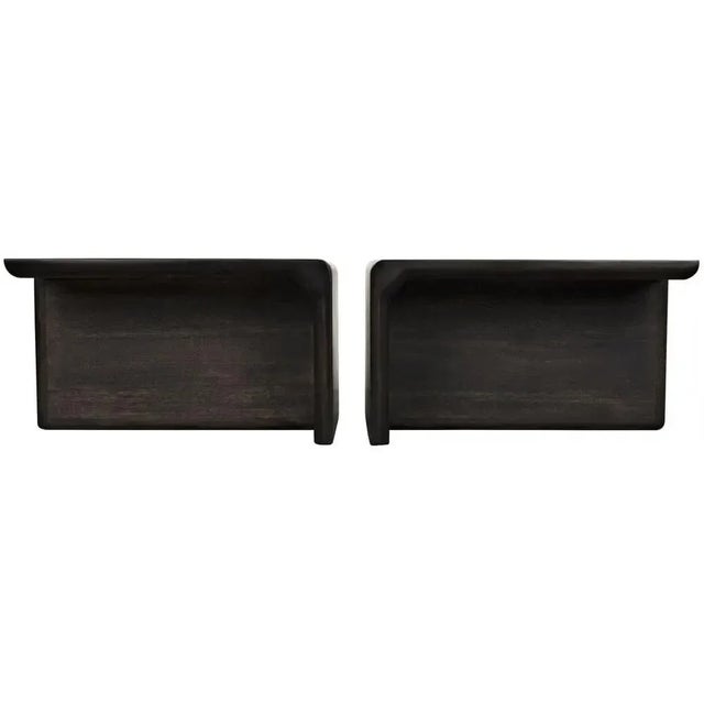 Noir NOIR Hagen Coffee Table, Ebony Walnut For Sale - Image 4 of 5