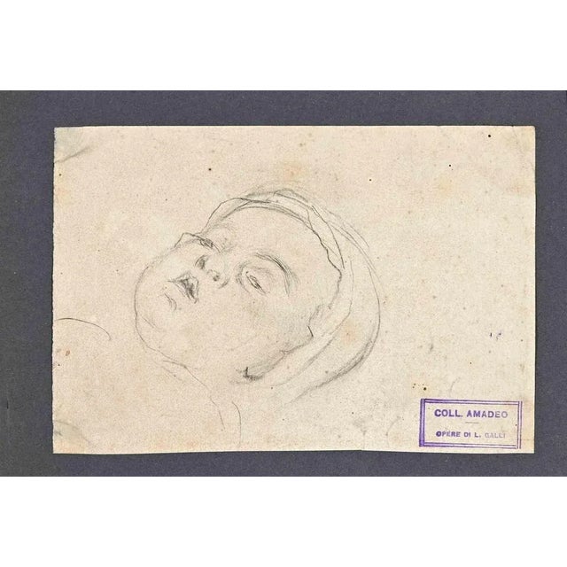 The Baby is an original drawing in pencil, realized by Luigi Galli in the late 19th Century. The status of preservation...