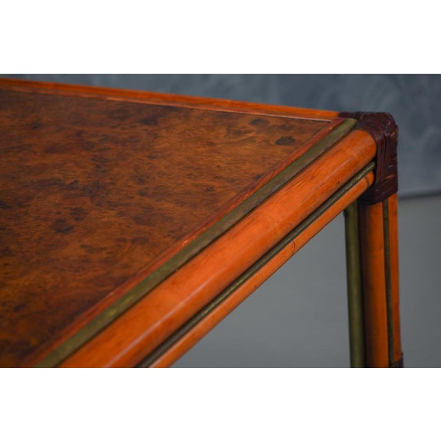 Vintage Italian Sideboard in Burl Elm by Alberto Smania for Studio Smania Interni, Italy, 1960s For Sale - Image 6 of 7