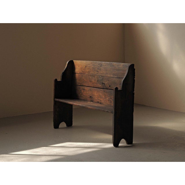 Wood Farm Bench, Ardèche, France, 19th Century For Sale - Image 15 of 17