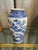 1980s Collection of Export Blue & White Vases, S/5 For Sale - Image 5 of 8