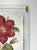 2020s Crimson Clematis — Hand Textured Red Flower Art For Sale - Image 5 of 7