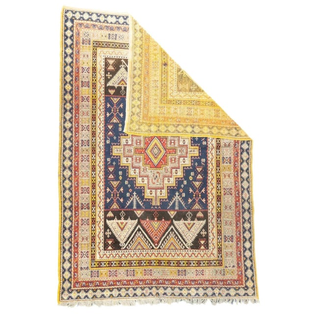 Early 20th Century Antique Moroccan Rug 6'9'' x 9'8'' For Sale - Image 5 of 12