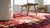 Adorable Red-Maroon Background Asymmetric Detail Floral Desing Antique Chinese Art Deco Rug For Sale - Image 11 of 12