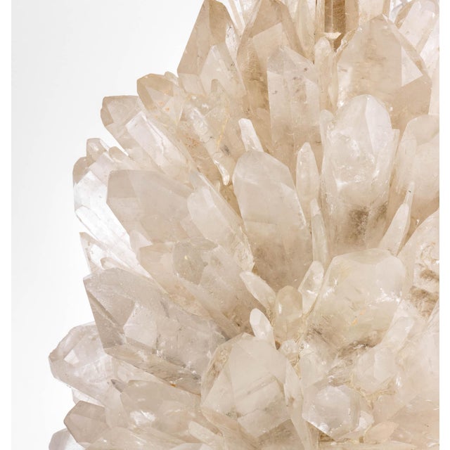 Late 20th Century Craig Van Den Brulle Rock Crystal Table Lamps, 2 For Sale - Image 5 of 15