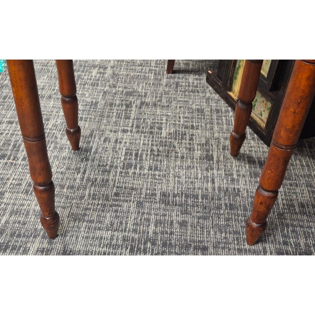 Early American Style Pine Single Drawer Side Table, Circa 1880s For Sale - Image 12 of 13