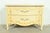 Drexel Heritage French Provincial Louis XV Cream Lacquered Paint-Decorated Commode or Bedside Chest, 1970s For Sale - Image 12 of 12