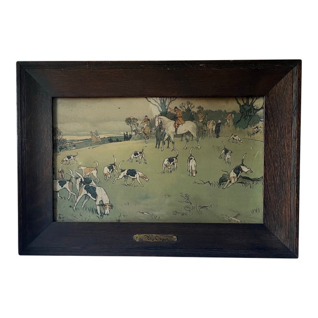 Cecil Aldin “The Check” Hunt Scene Framed For Sale