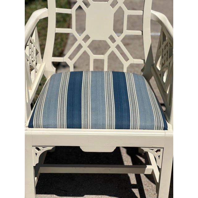 Palm Beach Chinese Chippendale/Pagoda Dining Set For Sale - Image 13 of 18