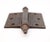 Traditional Antique Aesthetic 3 X 3 In. Black Cast Iron Butt Door Hinge For Sale - Image 3 of 4