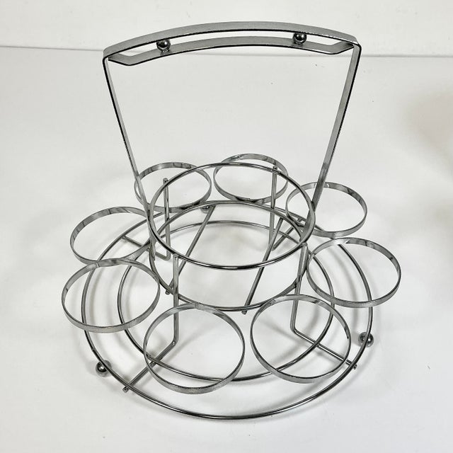 1970s Vintage Hollywood Regency Dorothy Thorpe Style Ombré Embossed Glassware Set - 10 Pieces For Sale - Image 13 of 15