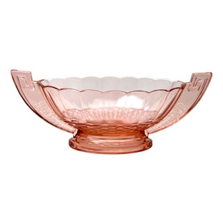 Art Deco Romeo Bowl by Charles Graffart for Val Saint Lambert, 1934 For Sale