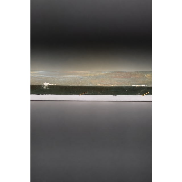 Farmhouse Vintage Signed “Francis” Duck Pond Painting on Artist Board – Original Waterfowl Art For Sale - Image 3 of 8