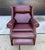 1970s Vintage Lane Acclaim Leather Wingback Chair Recliner For Sale - Image 12 of 13
