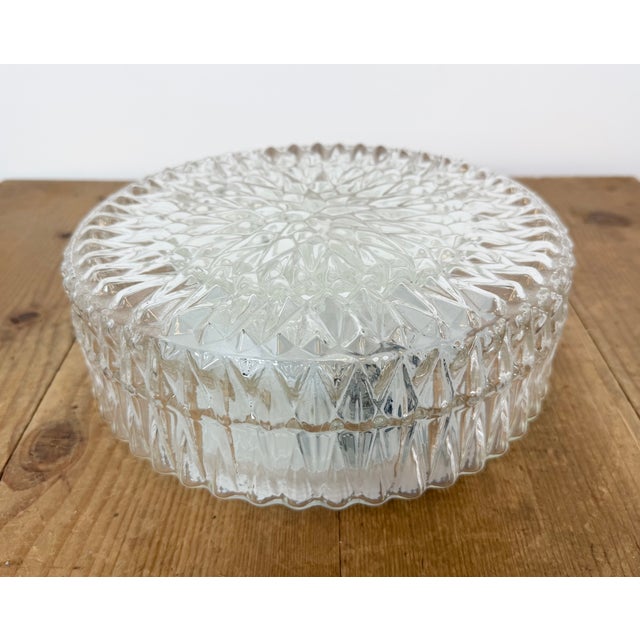 Vintage Glass Wall Light, 1970s For Sale - Image 6 of 17