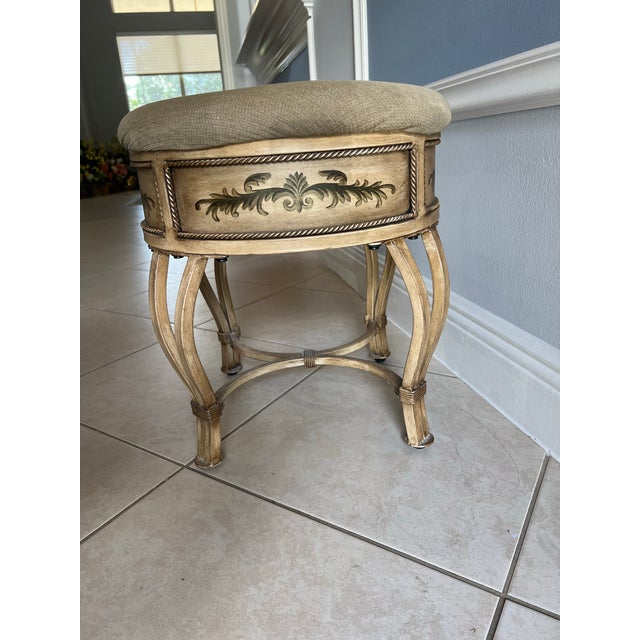Vintage Tucany Style Stool For Sale In West Palm - Image 6 of 6