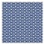 Sample - Schumacher X Studio Bon Queen B Fabric in Navy For Sale