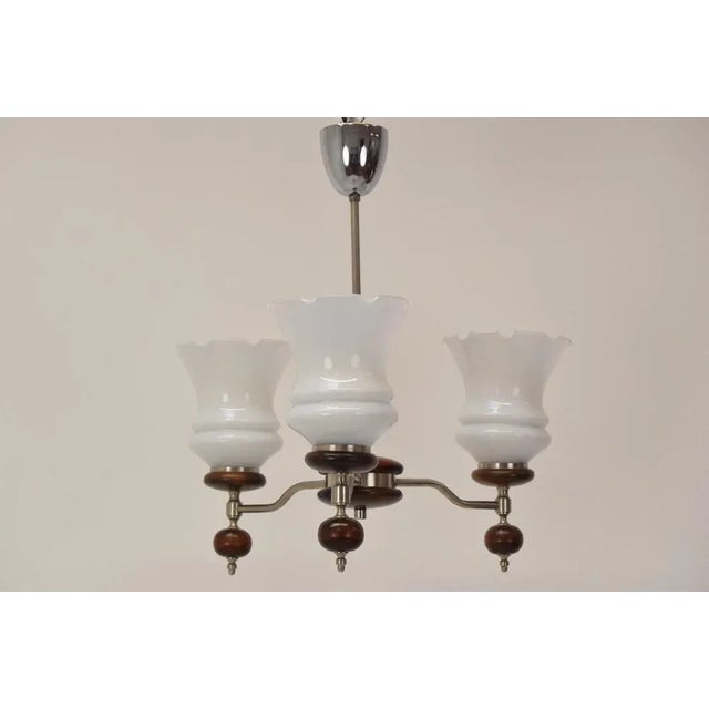 Mid-Century Chandelier, 1960s For Sale - Image 3 of 17