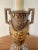 Grand Tour Vintage Neoclassical Urn-Form Table Lamp With Greek Key and Draped Swag For Sale - Image 3 of 12