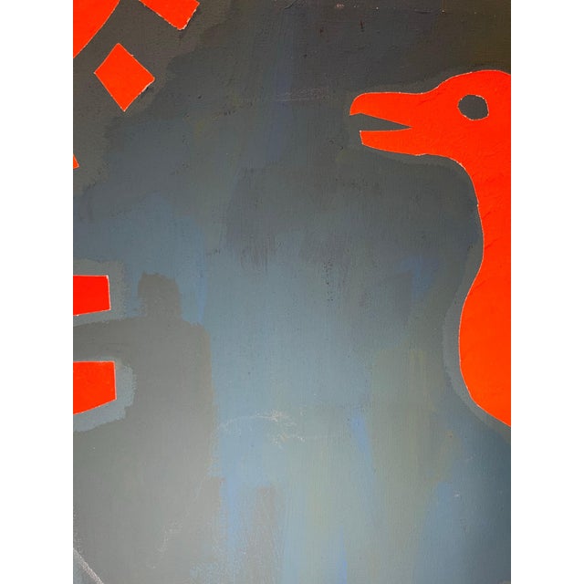 1990s Alexandre Schaller, Safe Course, Acrylic on Canvas, 1995 For Sale - Image 5 of 8