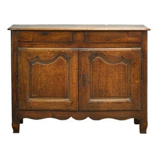 Antique Louis XV Commode in Oak, 1750 For Sale
