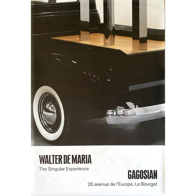 Walter De Maria the Singular Experience Official Exhibition Poster - Truck Trilogy Publisher: Gagosian Dimensions: 46,40 x...