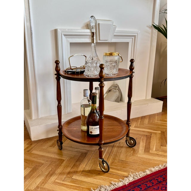 Danish Round Trolley, 1960s For Sale - Image 9 of 9