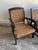 Set of Colonial Rattan Armchairs with Wooden Frame, Set of 2 For Sale - Image 3 of 13