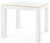 Lauren Side Table in White With Brass Accents For Sale - Image 4 of 4