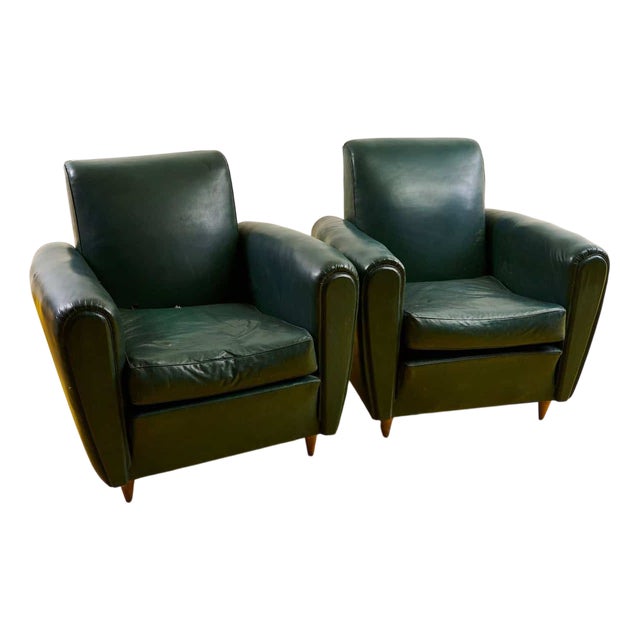 Vintage Club Chairs, 1950s, Set of 2 For Sale
