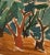 Mid-Century Modern B. Stålfors, Modernist Forest Landscape, Sweden, Oil on Canvas, Framed For Sale - Image 3 of 8
