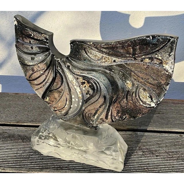 Sand-Cast Glass and Gold Leaf Sculpture by Allister Malcolm, 2013 For Sale - Image 11 of 16