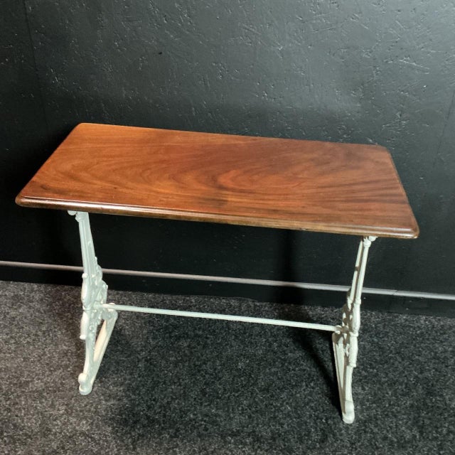 Victorian Cast Iron Conservatory Table, 1890 For Sale - Image 6 of 7
