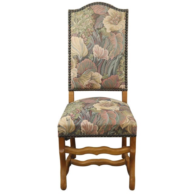 Dining Chairs Sheepbone French Set 8 Light Oak For Sale - Image 4 of 11