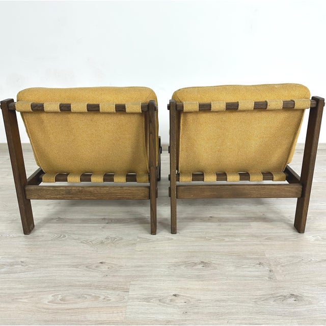 1980s Brutalist Lounge Chairs by Carl Straub – A Pair For Sale - Image 5 of 10