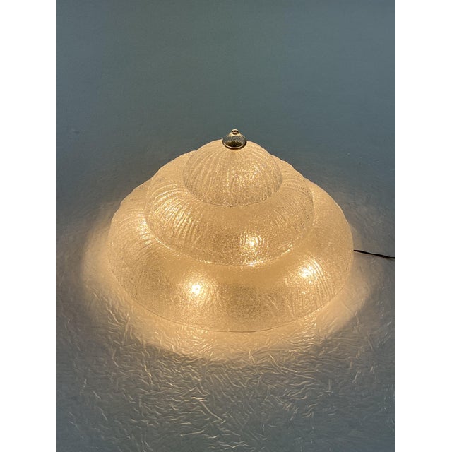 Mid-Century Modern Venetian Murano Glass Ceiling Light, 1960s For Sale - Image 4 of 11